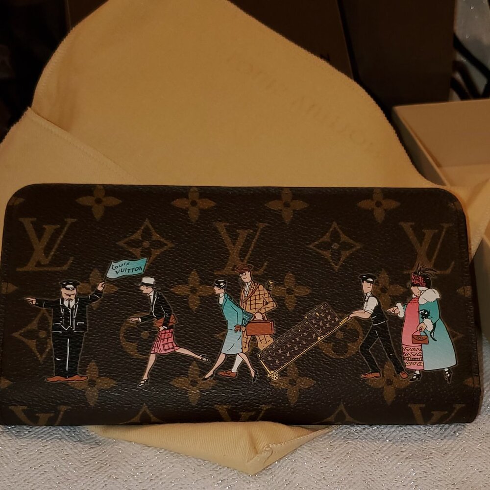 LV Limited Ed Travel collection zippy wallet